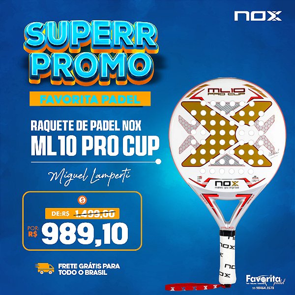 Raquete de Padel Nox ML10 Pro Cup