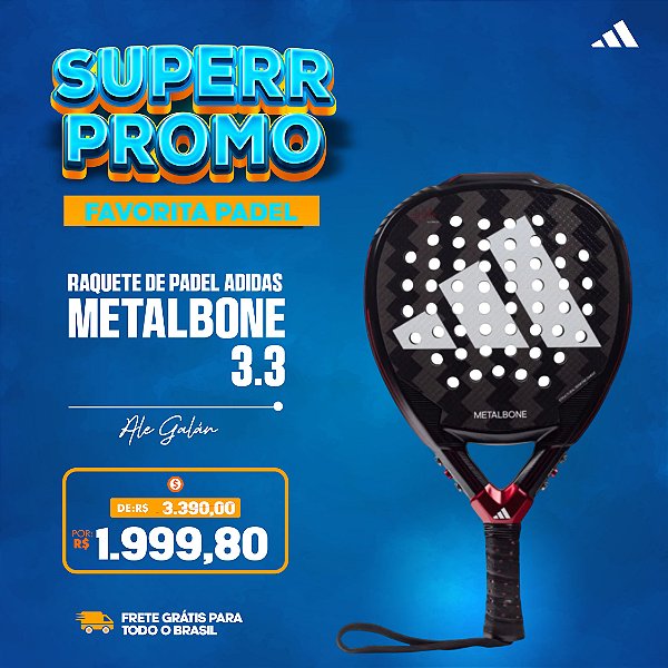 Raquete de Padel Adidas Metalbone 3.3 - Ale Galán 2024