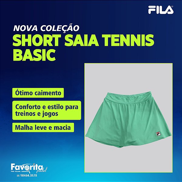 Short Saia Tennis Basic Fila