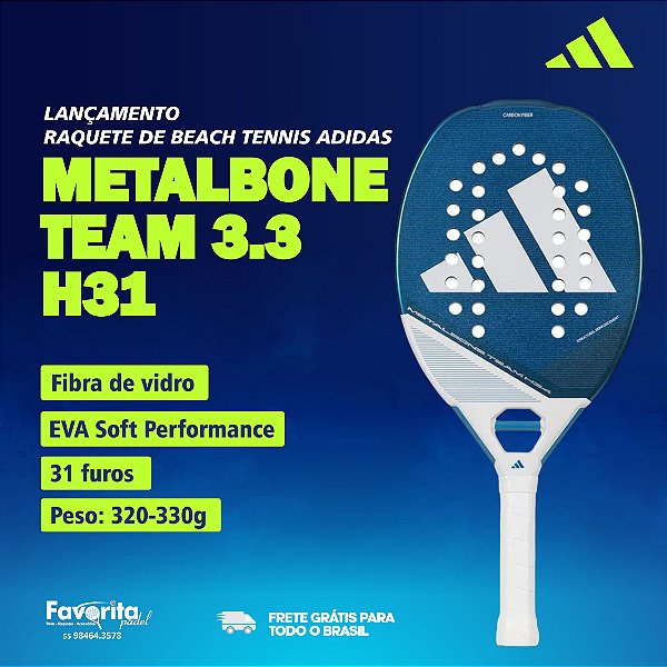 Raquete de Beach Tennis Adidas Metalbone Team 3.3 H31
