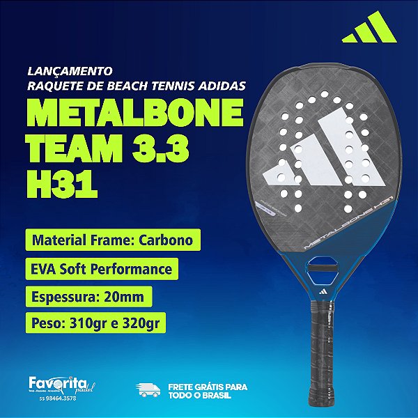 Raquete de Beach Tennis Adidas Metalbone 3.3 H31