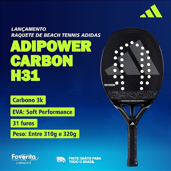 Raquete Beach Tennis Adidas Adipower Carbon H31