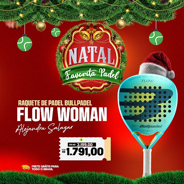 Raquete Padel Bullpadel Flow Woman 2025 - Alejandra Salazar