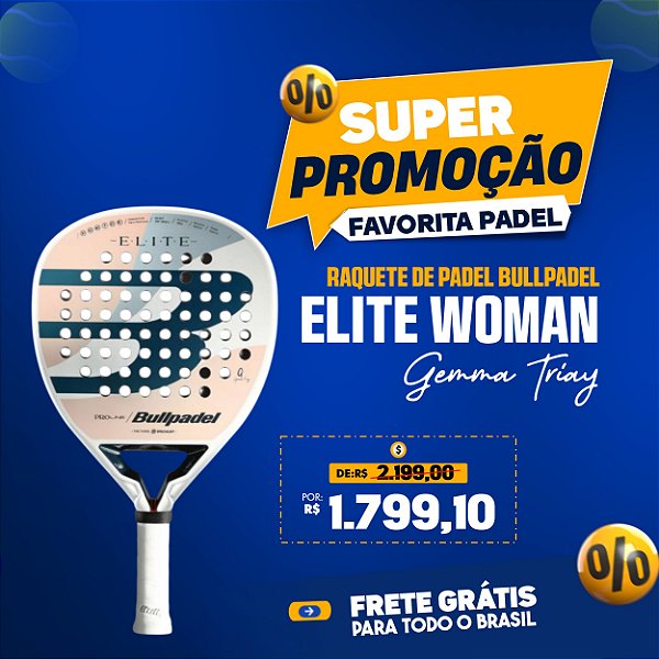 Raquete Padel Bullpadel Elite Woman 2025 - Gemma Triay