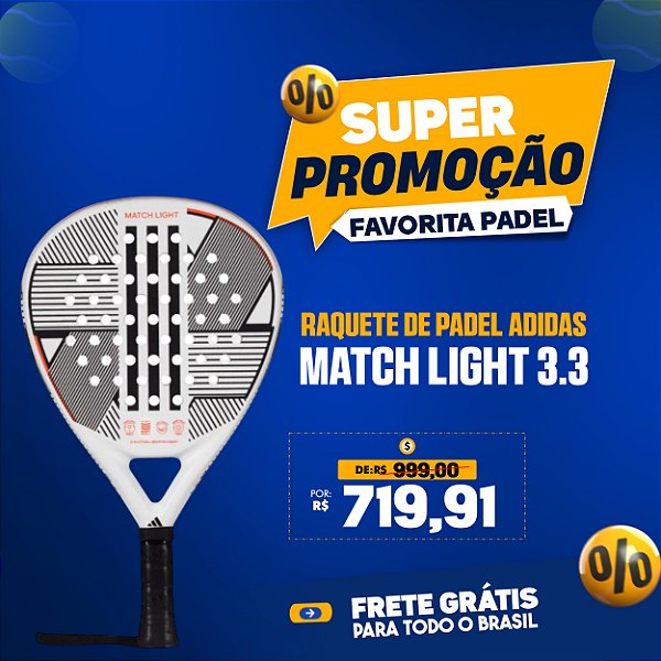 Raquete de Padel Adidas Match Light 3.3