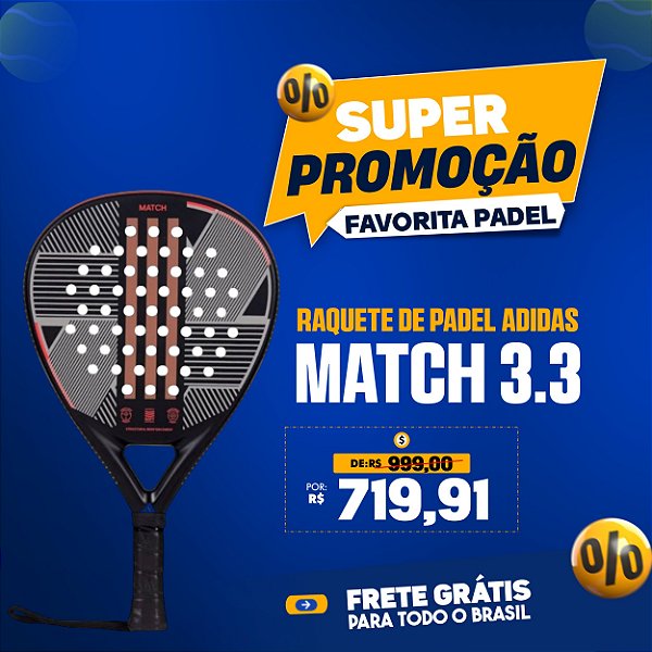 Raquete de Padel Adidas Match 3.3