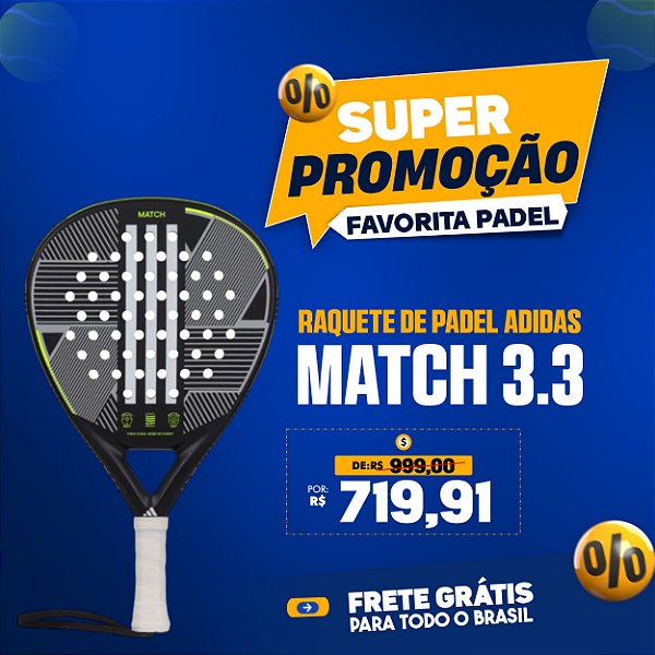 Raquete de Padel Adidas Match 3.3