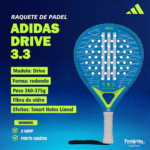 Raquete de Padel ADIDAS DRIVE 3.3 BLUE