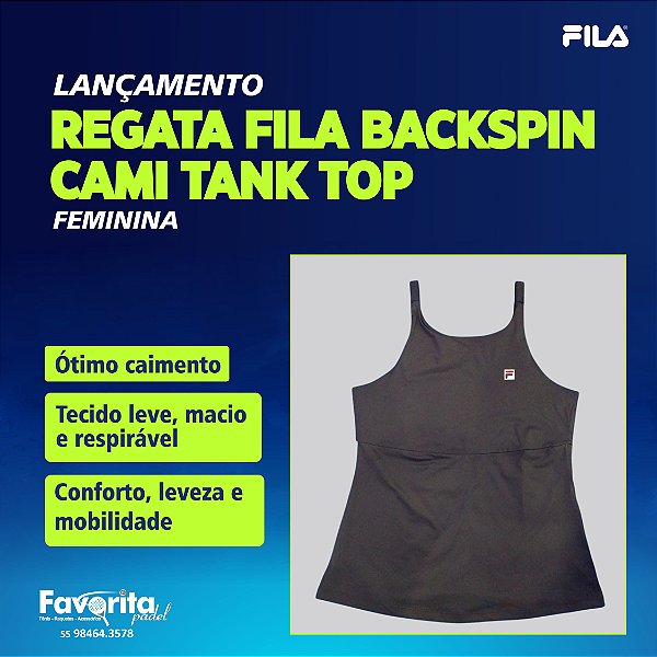 Regata Fila Backspin Cami Tank Top – Feminina