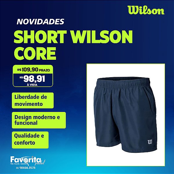 Short Wilson Core – Masculino