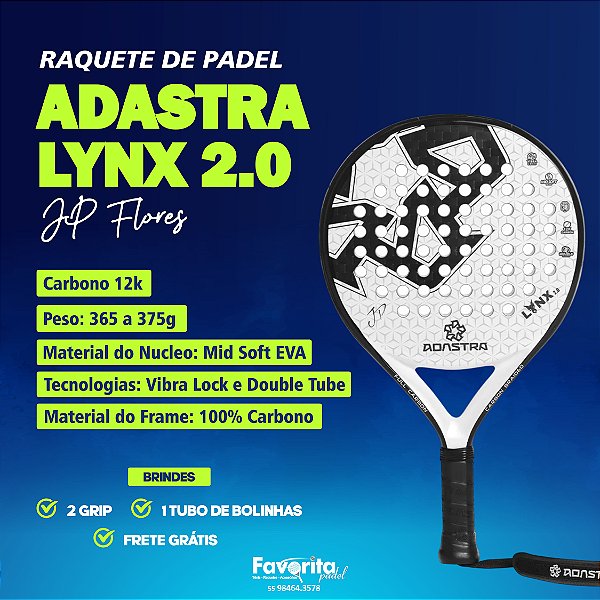 Raquete de Padel Adastra Lynx 2.0 | JP Flores