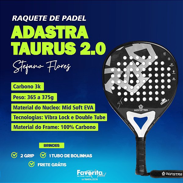 Raquete de Padel Adastra Taurus 2.0 | Stefano Flores