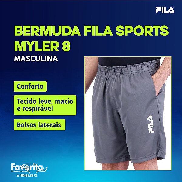 Bermuda Fila SportS Myler 8 – Masculina