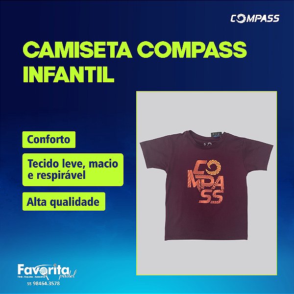Camiseta Compass – Infantil