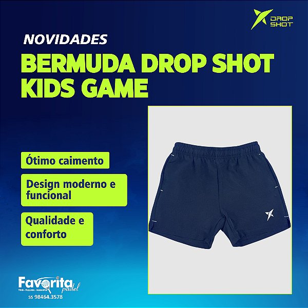 Bermuda DROP SHOT Kids Game – Masculino