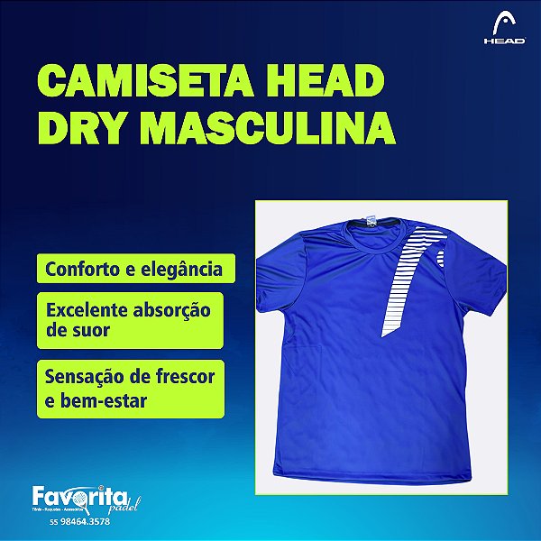 Camiseta Head Dry - Masculina