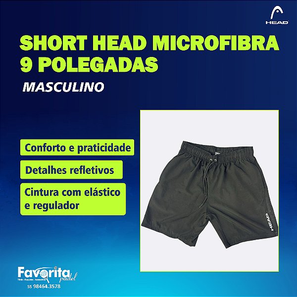 Short Head Microfibra 9 Polegadas – Masculino