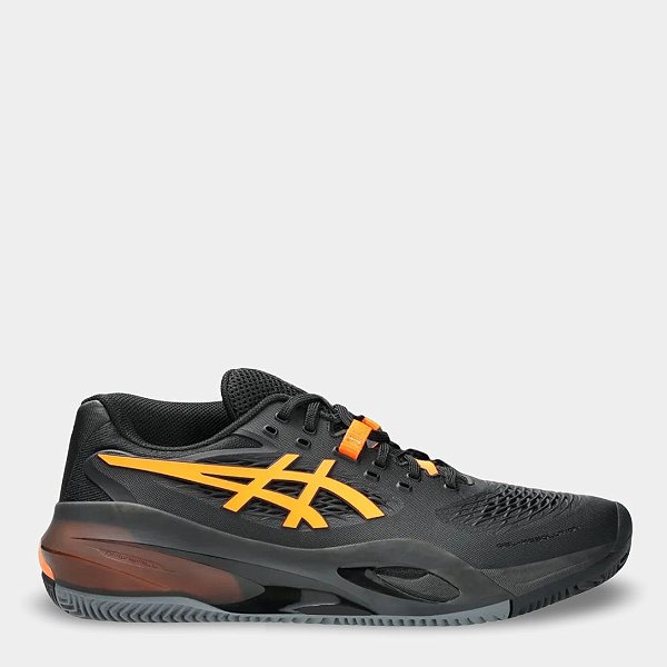 Tênis ASICS GEL-Resolution X Clay – Masculino Black/Shocking Orange