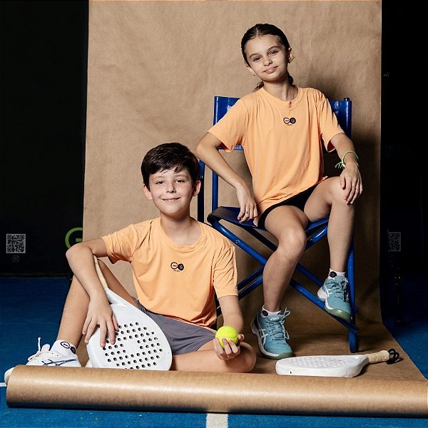 T-Shirt Go Padel - Infantil Laranja