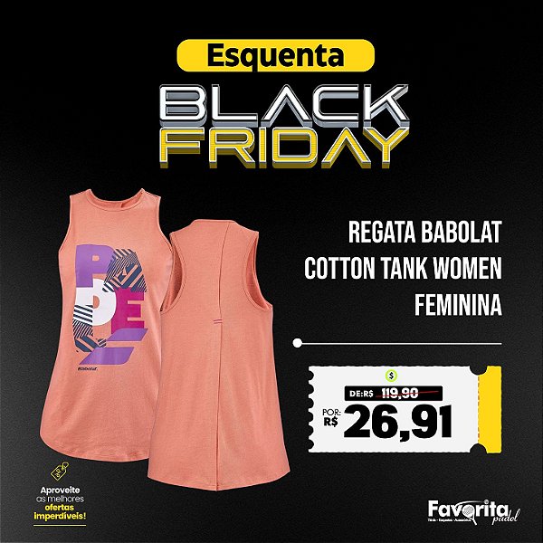 Regata Babolat Cotton Tank Women – Feminina