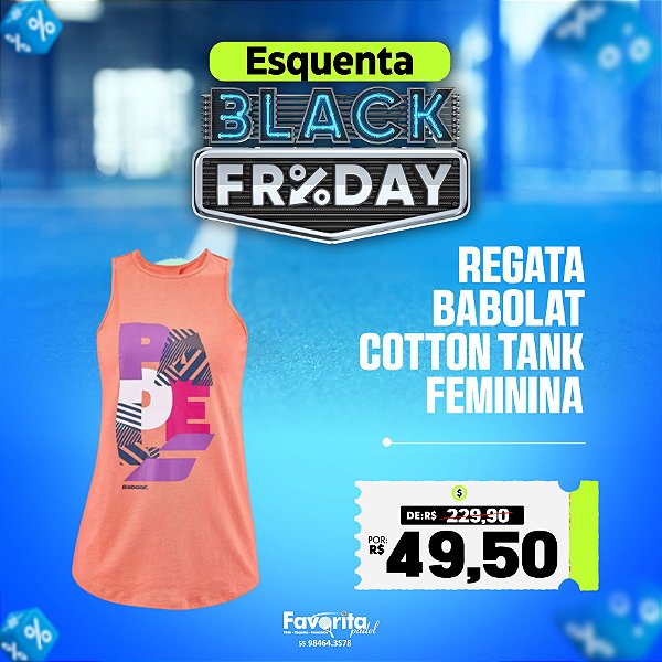 Regata Babolat Cotton Tank Women – Feminina