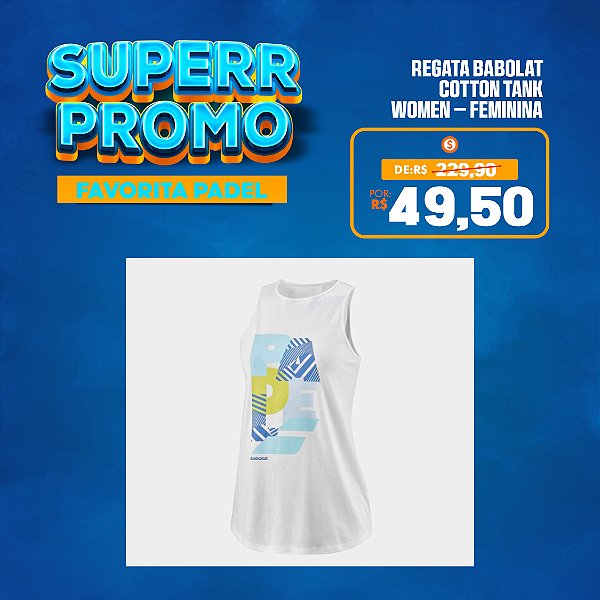 Regata Babolat Cotton Tank Women – Feminina