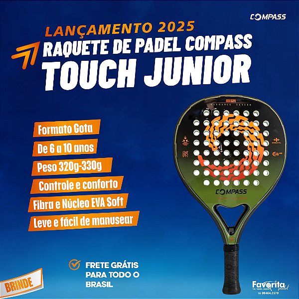 Raquete de Padel Compass Touch Junior 2025