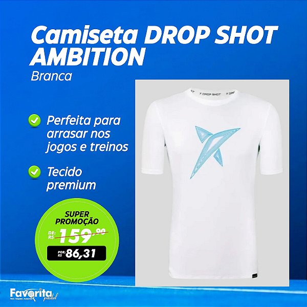 Camiseta DROP SHOT AMBITION – Masculina