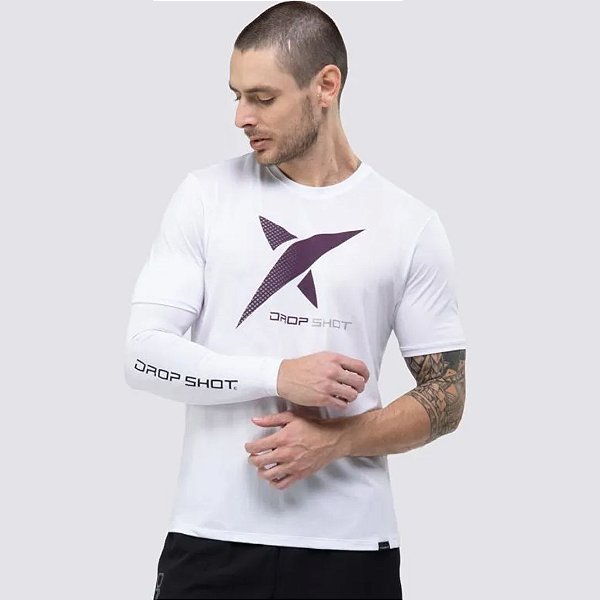 Camiseta DROP SHOT GAME 2.0 – Masculina Branco