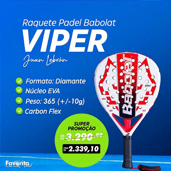 Raquete de Padel Babolat Viper Juan Lebrón