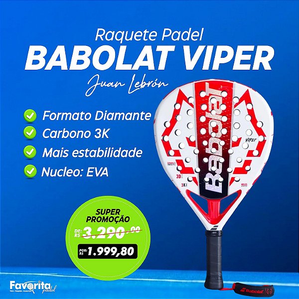 Raquete de Padel Babolat Viper Juan Lebrón