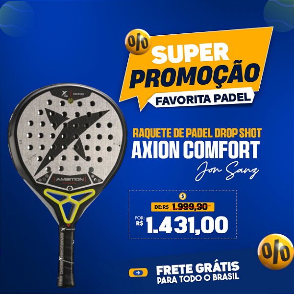 Raquete de Padel DROP SHOT AXION COMFORT SANZ