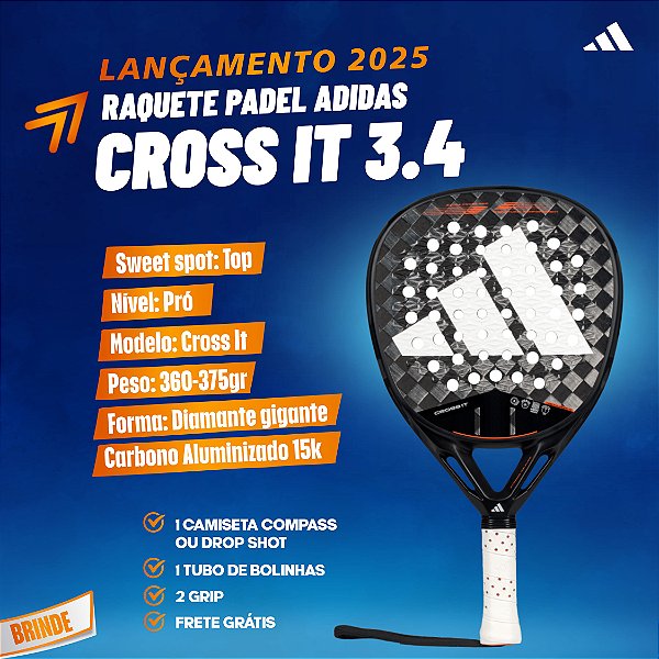 Raquete adidas Cross It 3.4