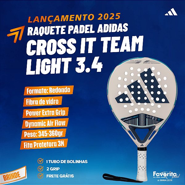 Raquete adidas Cross IT Team Light 3.4