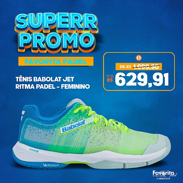Tênis Babolat Jet Ritma Padel – Feminino