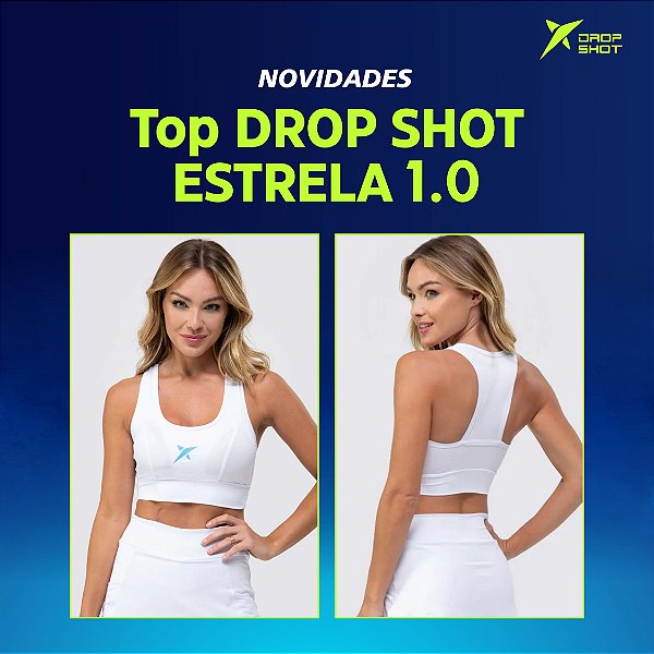 Top DROP SHOT ESTRELA 1.0 Branco