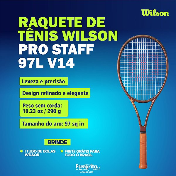 Raquete de Tênis Wilson Pro Staff 97L V14