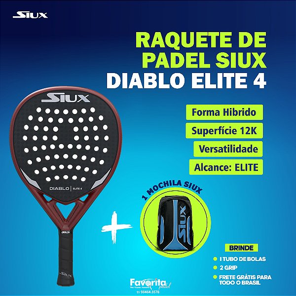 Raquete de Padel SIUX DIABLO ELITE 4