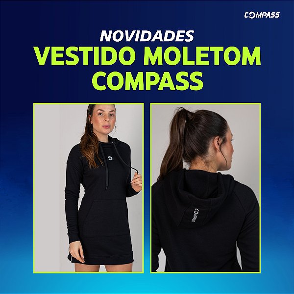 Vestido Moletom Compass
