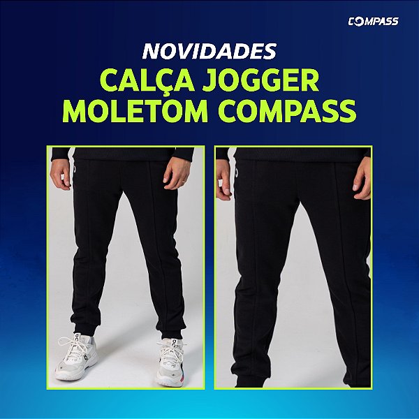 Calça Jogger Moletom Compass