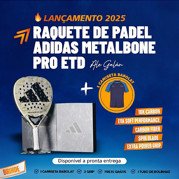 Raquete de Padel Adidas GALAN Metalbone PRO ETD 2025