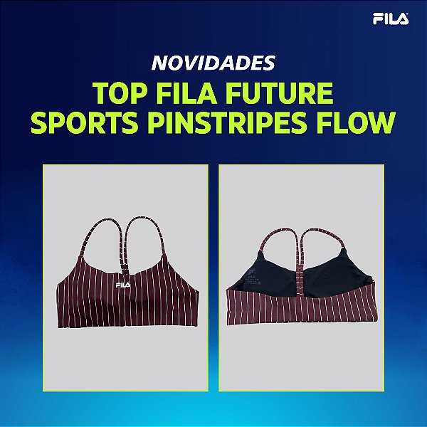 Top Fila Future Sports Pinstripes Flow - Feminino