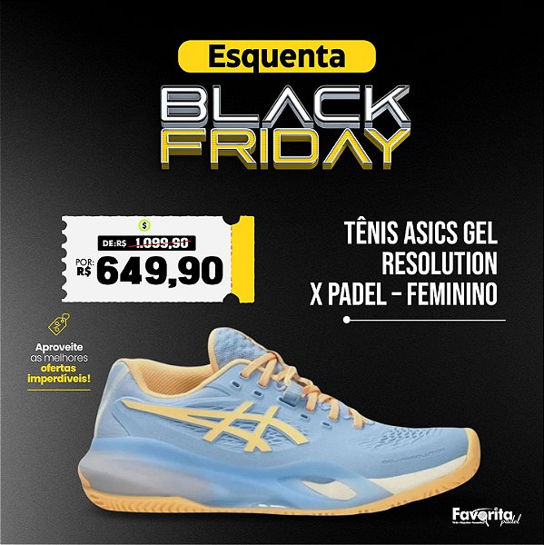Tênis Asics Gel Resolution X Padel – Feminino