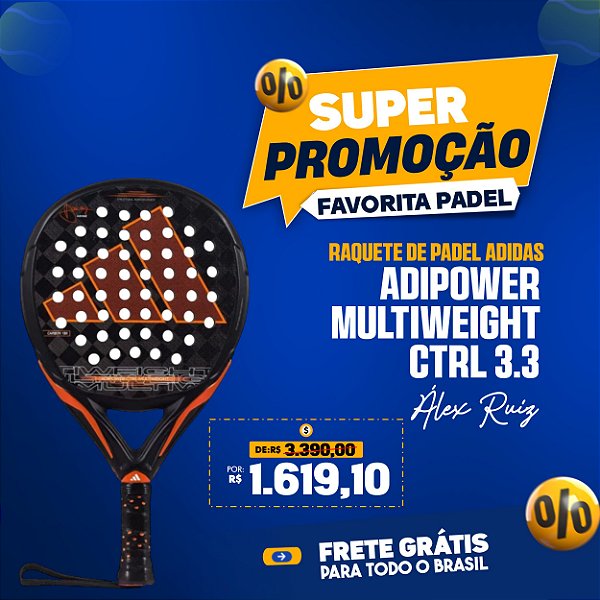 Raquete de Padel Adidas Adipower Multiweight Ctrl 3.3 - Álex Ruiz