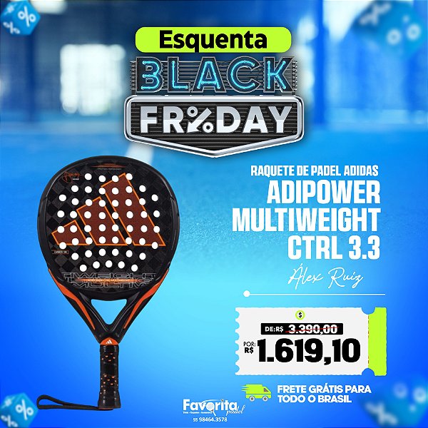 Raquete de Padel Adidas Adipower Multiweight Ctrl 3.3 - Álex Ruiz