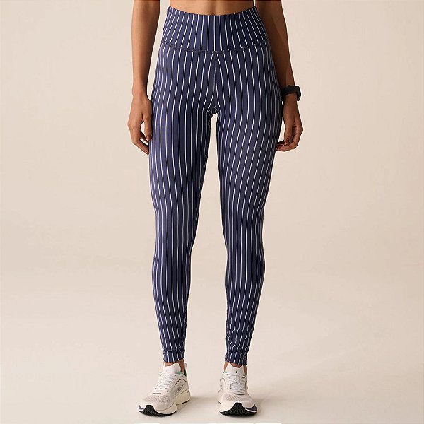 Legging Fila Future Sports Pinstripes Flow - Feminina Marinho