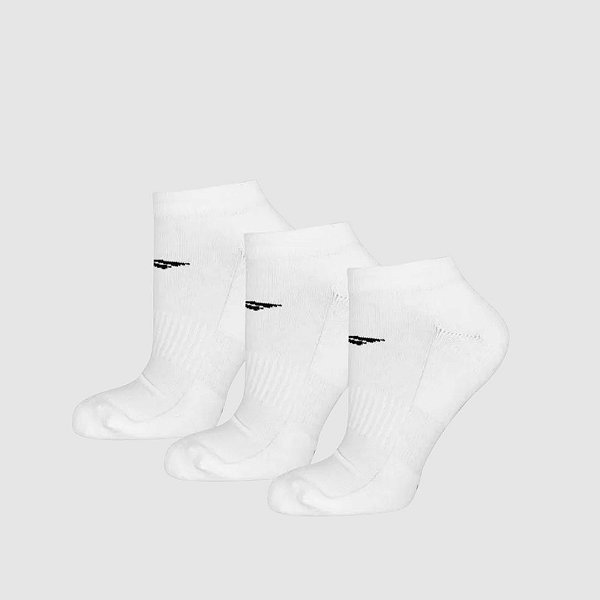 Meia Esportiva Penalty Cano Baixo - Kit 3 Pares Masculino