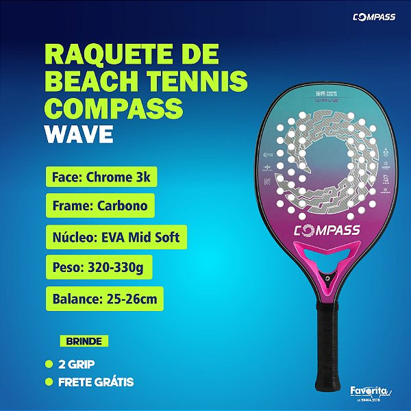Raquete Beach Tennis Compass Wave