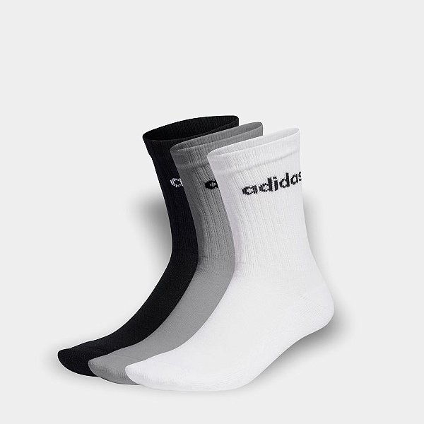 Meias Adidas C LIN CREW 3P - Masculina