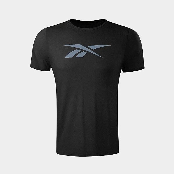 Camiseta Reebok Manga Curta Utility – Masculina Preto